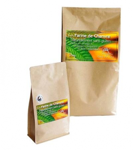 Stone ground Organic Hemp Flour 500g - Gluten Free -